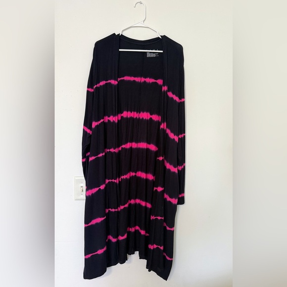 LIVI Pink and Black Cardigan Size 18/20 - Picture 3 of 13